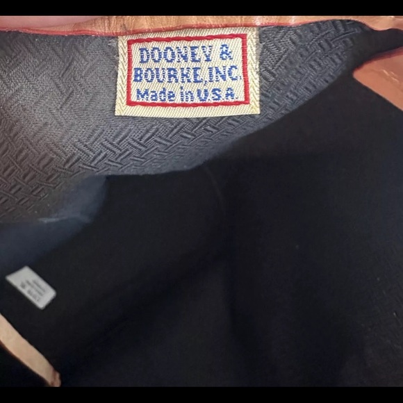 Vintage Dooney & Bourke Backpack Bucket Bag Shoulder Purse USA Black Canvas READ - Picture 10 of 15